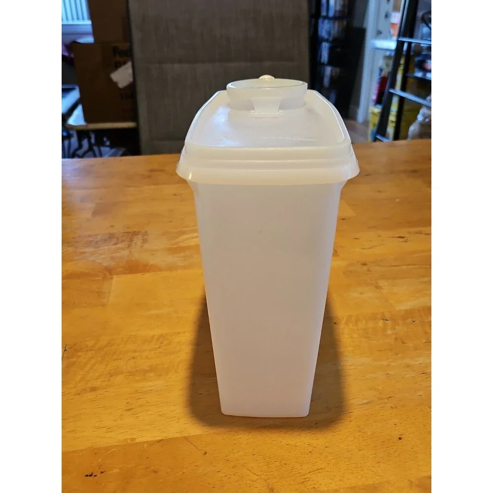 Vintage Tupperware #469 Rectangular Cereal Storage Container W Sheer Lid #470